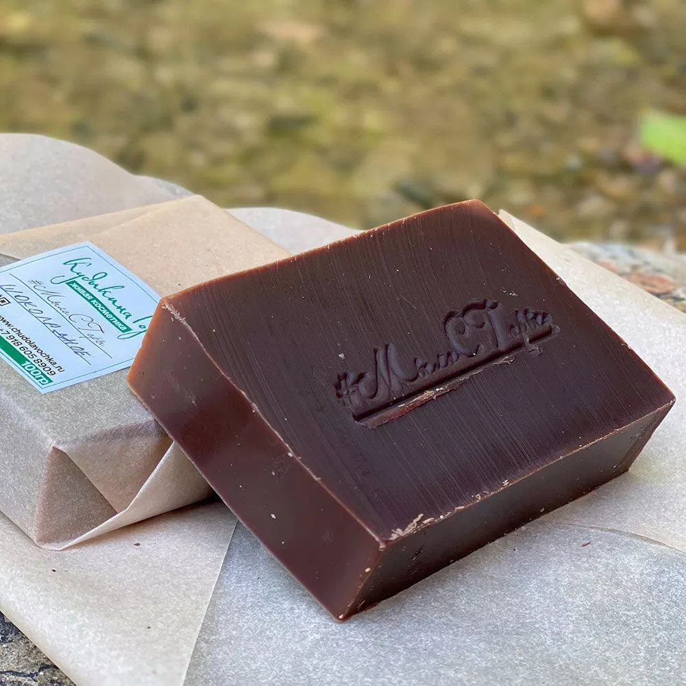 Шоколадное. Мыло.